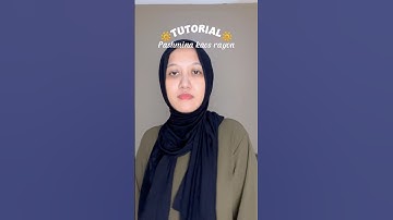 Tutorial Pashmina kaos rayon #shorts #tutorialhijab #tutorialpashmina