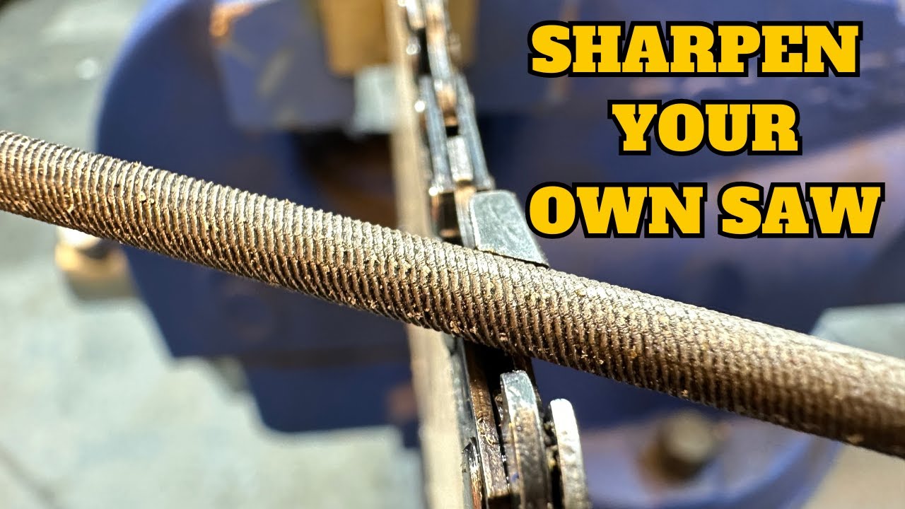 Easy Ways To Sharpen A Chainsaw | Simple No Nonsense Guide - YouTube