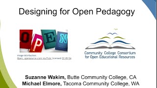 June 8: Designing for Open Pedagogy with CCCOER