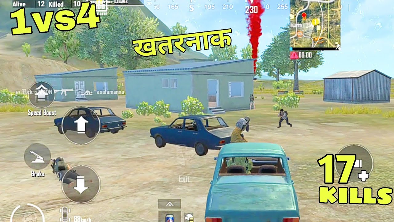 😤 17 KILLS SOLO VS SQUAD EASY CHICKEN DINNER | PUBG MOBILE LITE ...