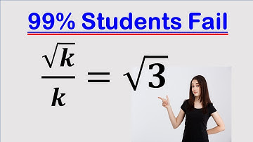 Harvard University Interview Question | Find k?
