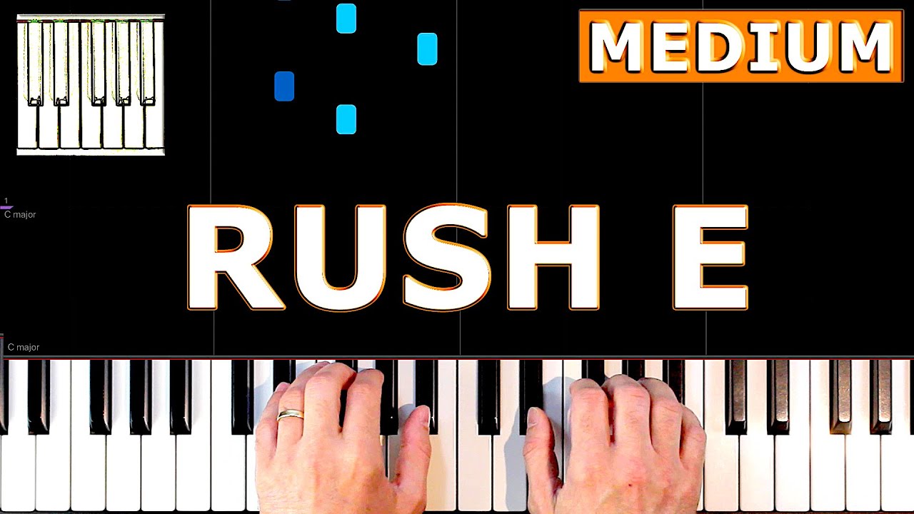 Rush E but it's as difficult as humanly possible Sheet music for Piano  (Solo)