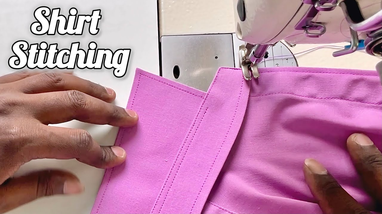 Perfect shirt stitching clean and fast / shirt stitching for men / How to sew shirt