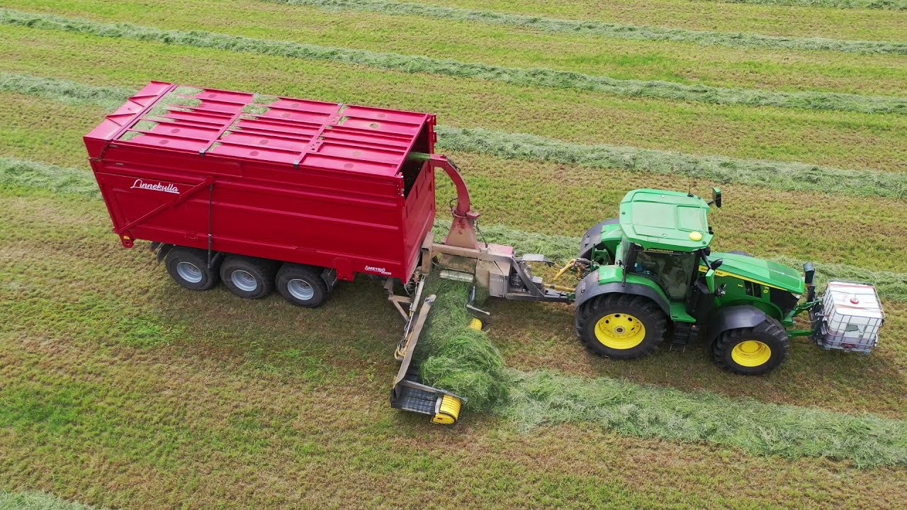 62 M3 Forage in 16 min - Metsjö 1460R MetaQ 75 62 M3 with John Deere 350 HP - Ydre Sweden