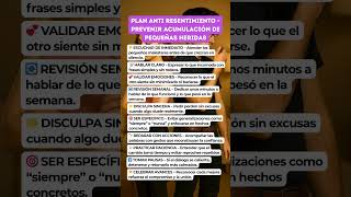 ¡ALTO AL RENCOR! MÉTODO EN 10 PASOS #Parejas #PlanAntirresentimiento #Comunicación