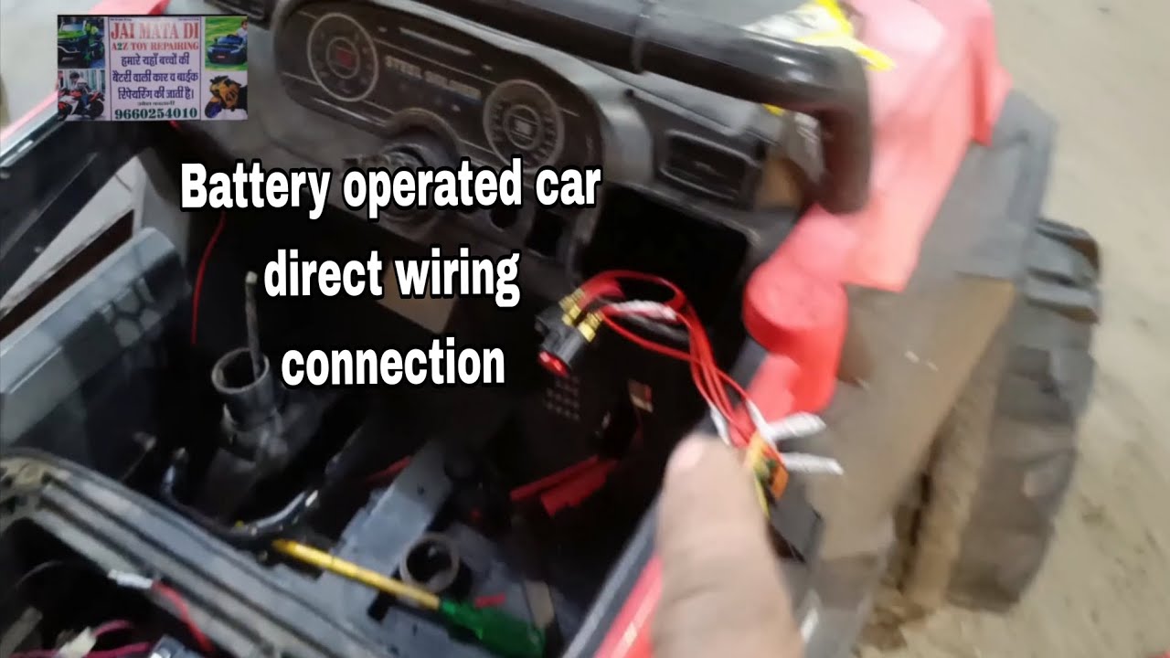 Kids Battery operated car repair