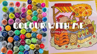 How I color my coco wyo pages : cozy corner edition , Asmr , Alcohol Markers