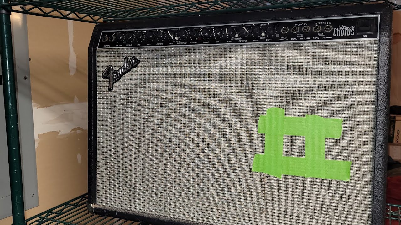 Cleaning The Pots On A Fender Chorus 2x12 Combo YouTube