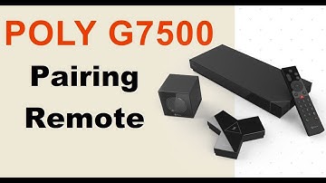 ☕️Tech⚙️Tip: G7500 (or Studio X) Pairing Remote