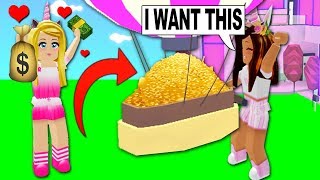 Buying My BIGGEST FAN EVERYTHING She Touches In Adopt Me! (Roblox)