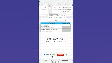 CARA CEPAT MEMBUAT SYMBOL CHECK DAN X #tutorialexcel #tipsandtrick  #exceltutorial #short #shorts