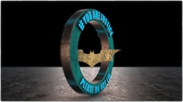 Batman Logo Animation using Element 3D | After Effects tutorial