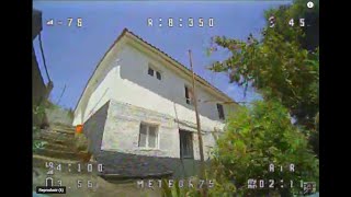 FPV Winter flying inside the house