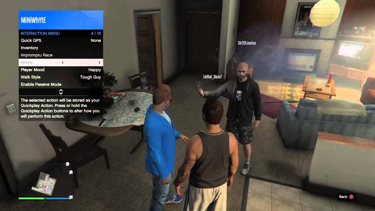 GTA 5 Online Drinking and Smoking w/ Str33twise YouTube