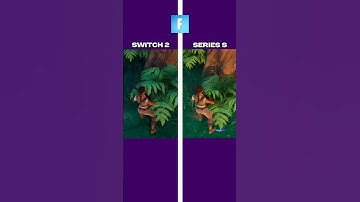 Fortnite Nintendo Switch 2 vs Xbox Series S Graphics Comparison #shorts