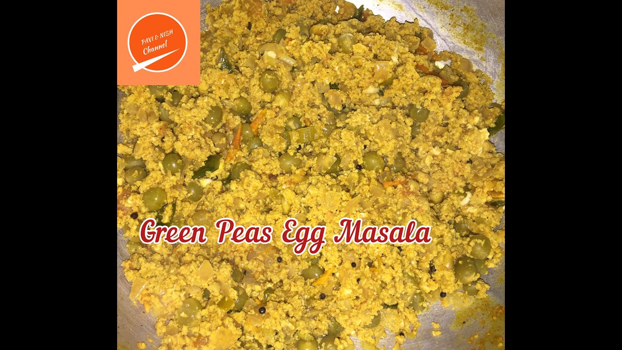 Green Peas Egg Masala Recipe Egg Masala Poriyal YouTube