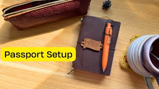 Passport Traveler’s Notebook Setup 