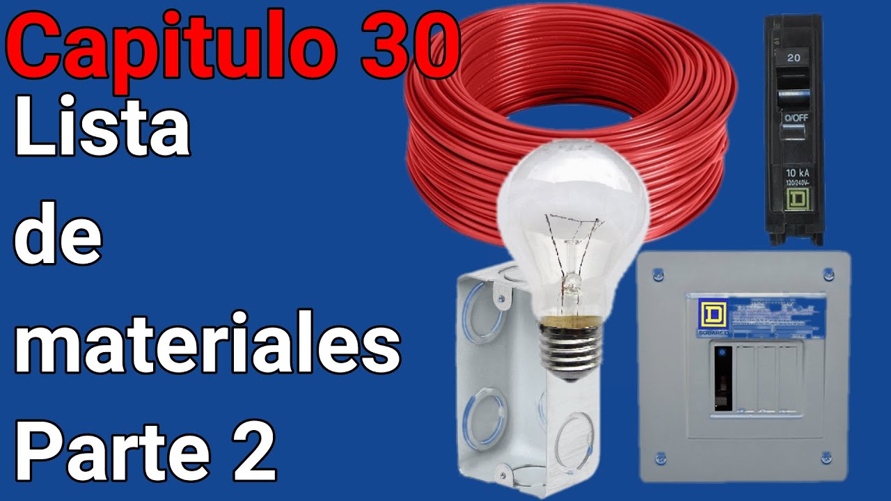 CURSO DE INSTALACIONES ELÉCTRICAS: TEMA 41. Herramientas, material y equipo  que todo electricista debe conocer, saber y/o tener.