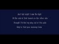 Creepin' - Eric Church (Lyrics On Screen)