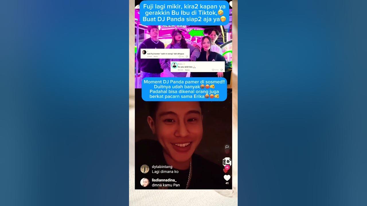 Sombongnya DJ Panda😡🤬🫵tunggu fans Fuji beraksi😈#djpanda #erikacarlina #fujian #rezaarap #bravy