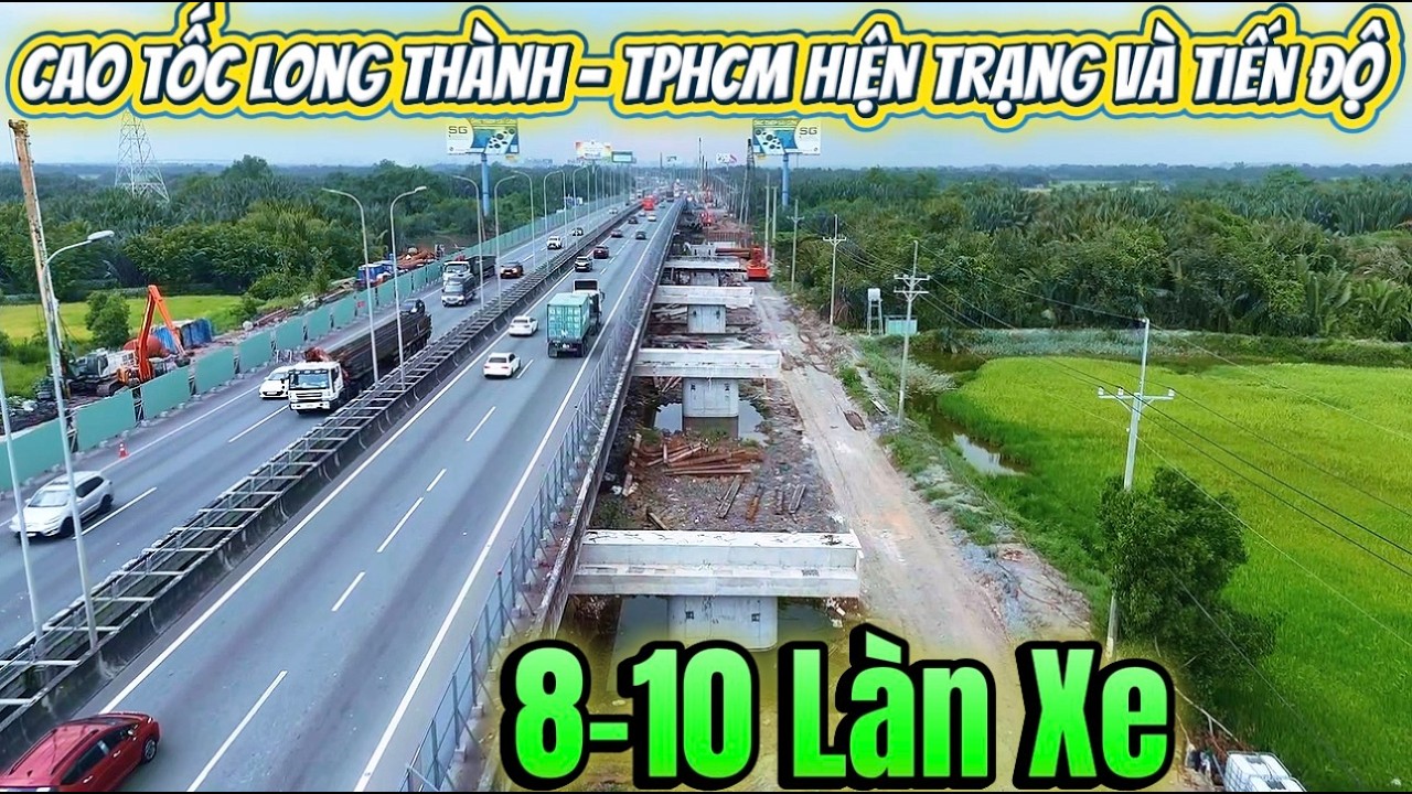 CAO TỐC LONG THÀNH DẦU GIÂY TPHCM MỞ RÔNG 8-10 LÀN BÀI TOÁN KẾT NỐI SÂN BAY.