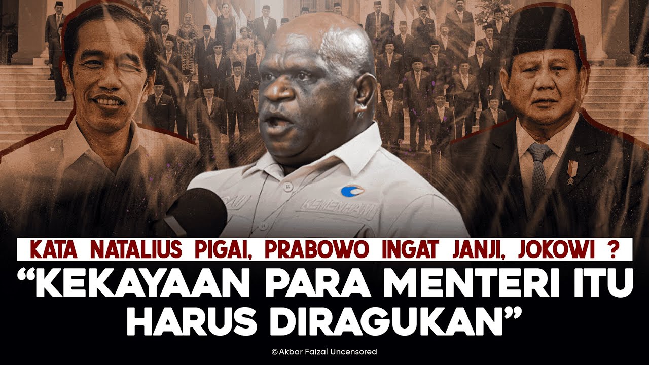 KATA NATALIUS PIGAI, PRABOWO INGAT JANJI, JOKOWI? 