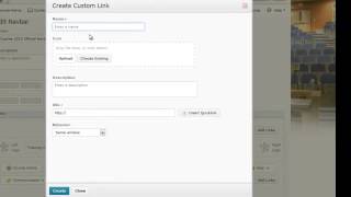Editing Your Course Navigation Bar