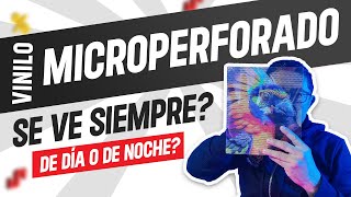 ✅ IMPRESIÓN SOBRE VINILO MICROPERFORADO ✅ Usos, características y aplicaciones.