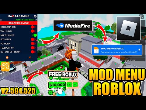 😱 (MOD MENU) 😱 ULTIMA VERSION ROBLOX ACTUALIZADO/ROBUX INFINITOS/FLY/MULTI  JUMP /KEVIN MIS JUEGOS 🎅🎄 