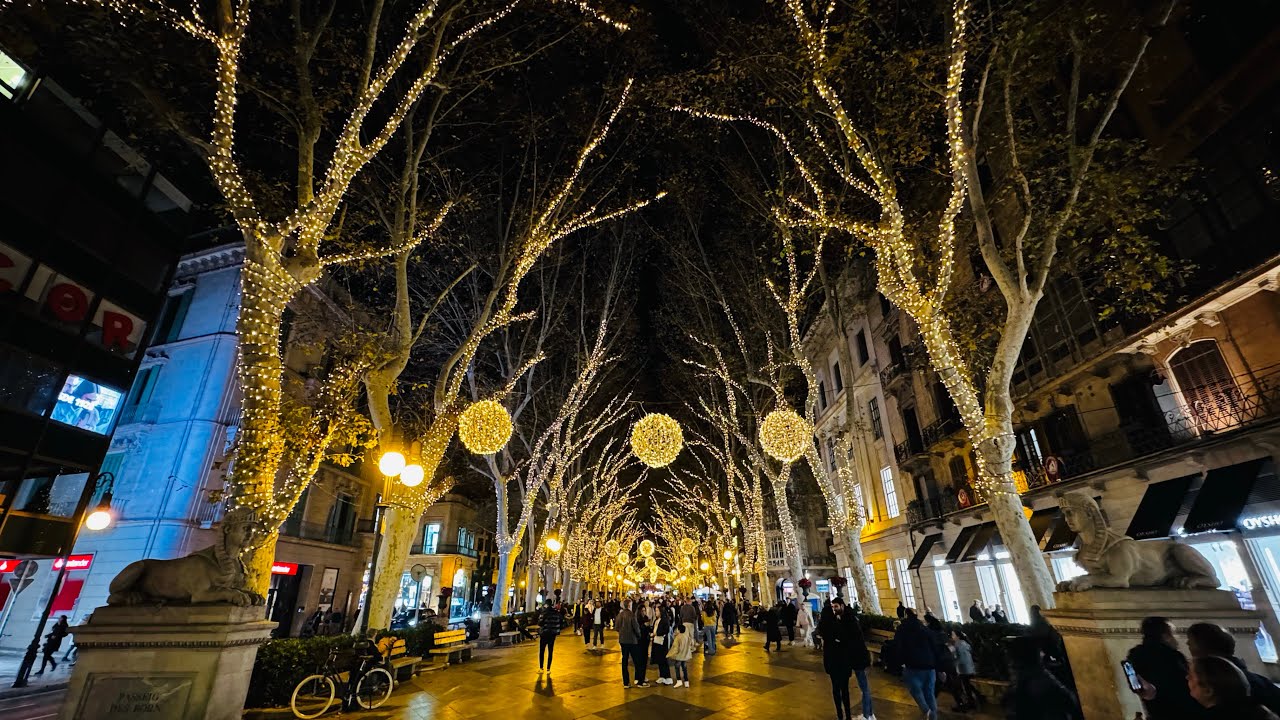 Palma Mallorca Feliz Navidad 🎄🎁 04.01.25                  Y ciudad El Arenal .