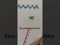Easy Bow Tutorial for Beginners: Step-by-Step #embroidery #viral #shorts #bow #embroiderystitches