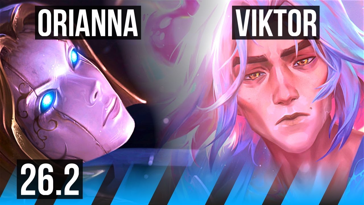 ORIANNA vs VIKTOR (MID) | 57K damage | KR Master | 26.2