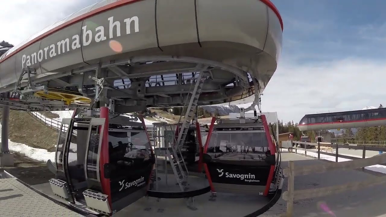 Panoramabahn Tigignas - Somtgant (Talfahrt), Savognin