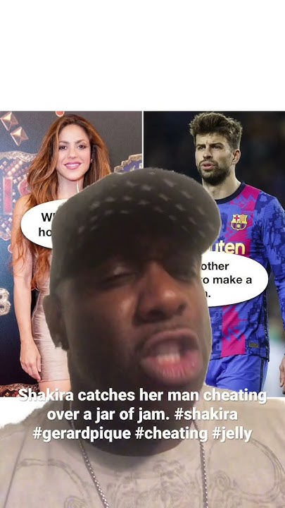 Shakira catches her man cheating over a jar of jam. #shakira #