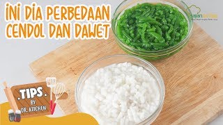 Cara Membedakan Cendol dan Dawet