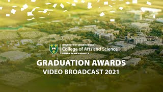 2021 College of Arts and Science Graduation Awards Live Stream