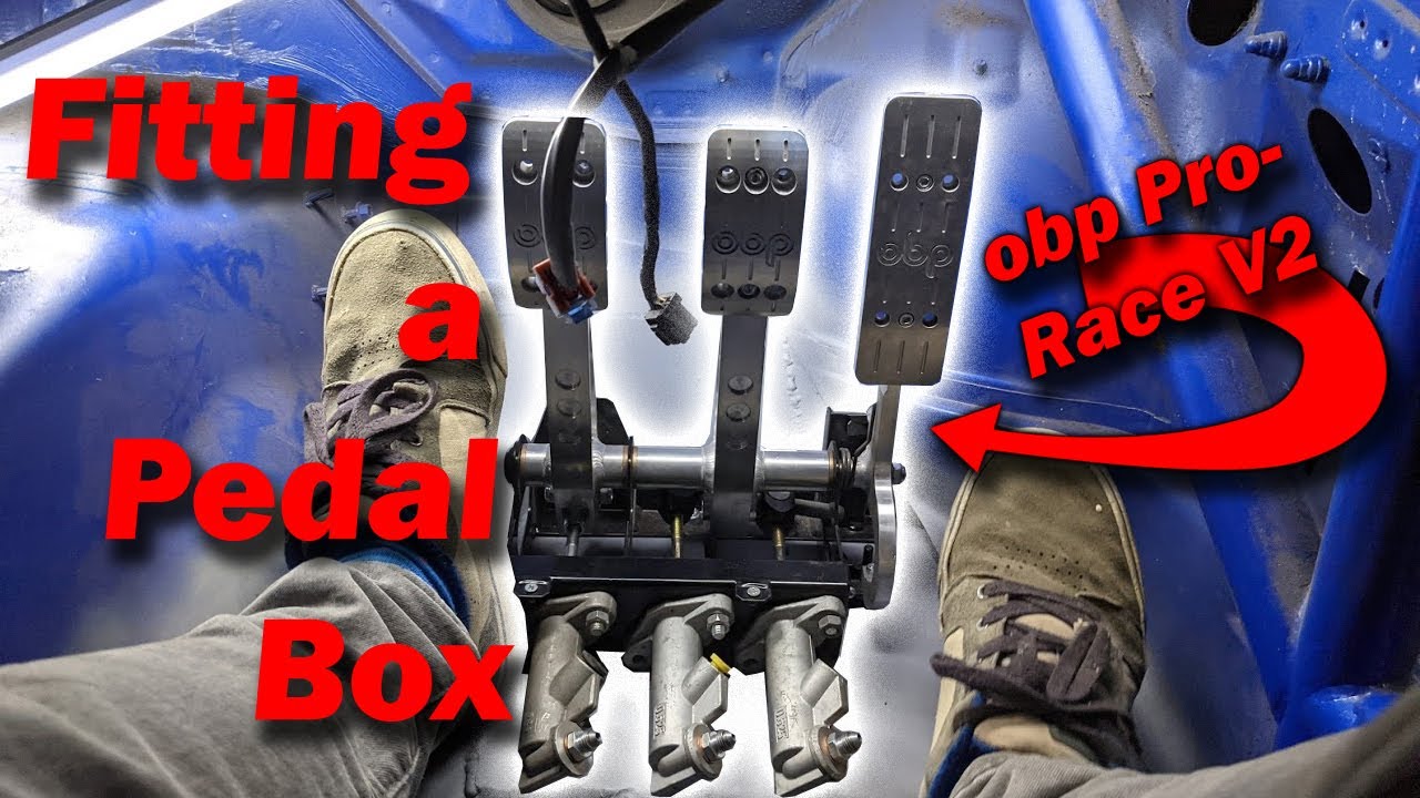 Fitting my OBP ProRace V2 Floor mounted Pedal box YouTube