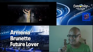 Reaction to Brunette - Future Lover - Armenia at the Eurovision Song Contest 2023