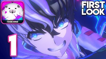 TRIBE NINE - Walkthrough Gameplay Part 1 - Intro & Tutorial (iOS, Android)