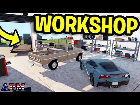 Building My OWN TRUCK WORKSHOP In American Plains Mudding!
