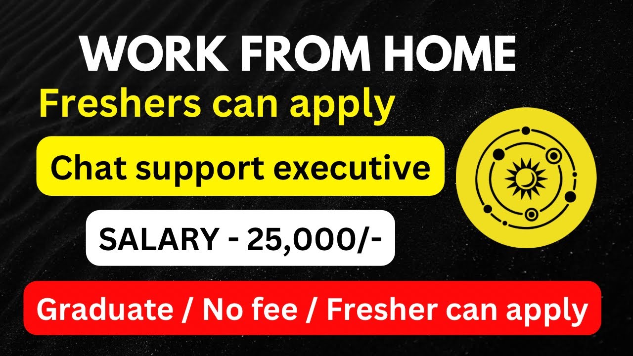 Work from home job 2024 online easy jobs freshers work from home