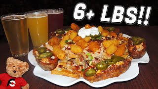 Loaded Buffalo Chicken Cheese Fries Challenge!!
