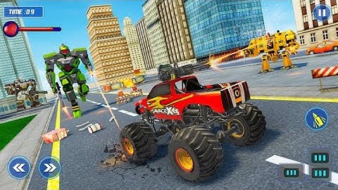 Helicopter Robot Transform Formula Car Robot Game  Android Gameplay