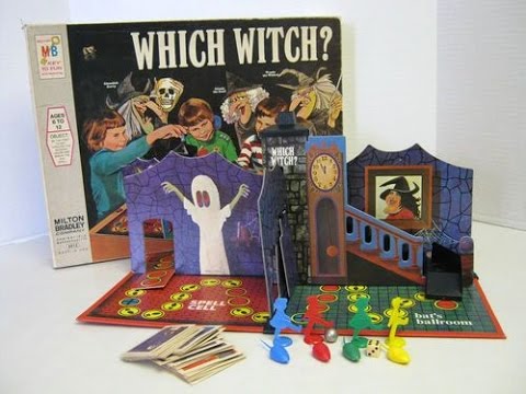 WHICH WITCH? Milton Bradley & Halloween Fog Chiller Cauldron Dancing Witches  | Collection THX1138 - YouTube