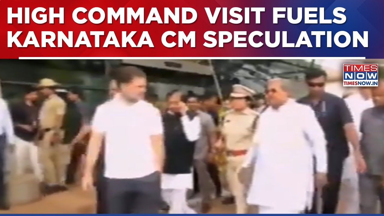 Mallikarjun Kharge, Rahul Gandhi Karnataka Visit Sparks Buzz Amid CM Post Tussle Within Congress