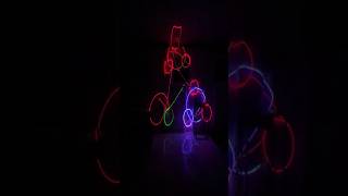 Laser controlled from sound. #LaserArt #SoundVisualization #LightArt #ContemporaryArt