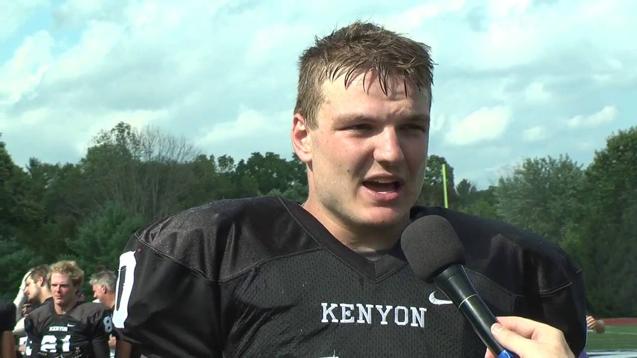 Kenyon FB Postgame Interviews vs. Oberlin YouTube