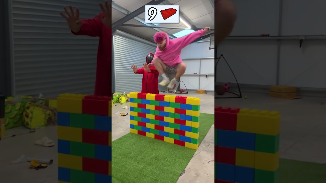 How Many Blocks Can I JUMP OVER?!