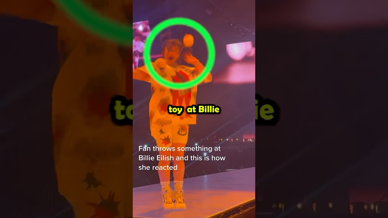 Билли Айлиш попросила фанатов прекратить бросать в нее предметы на сцене 😳 