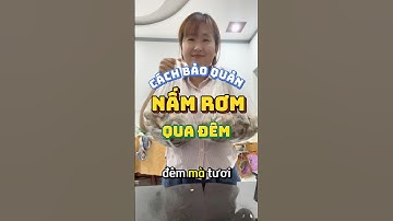 Cách bảo quản nấm rơm #food #meovat